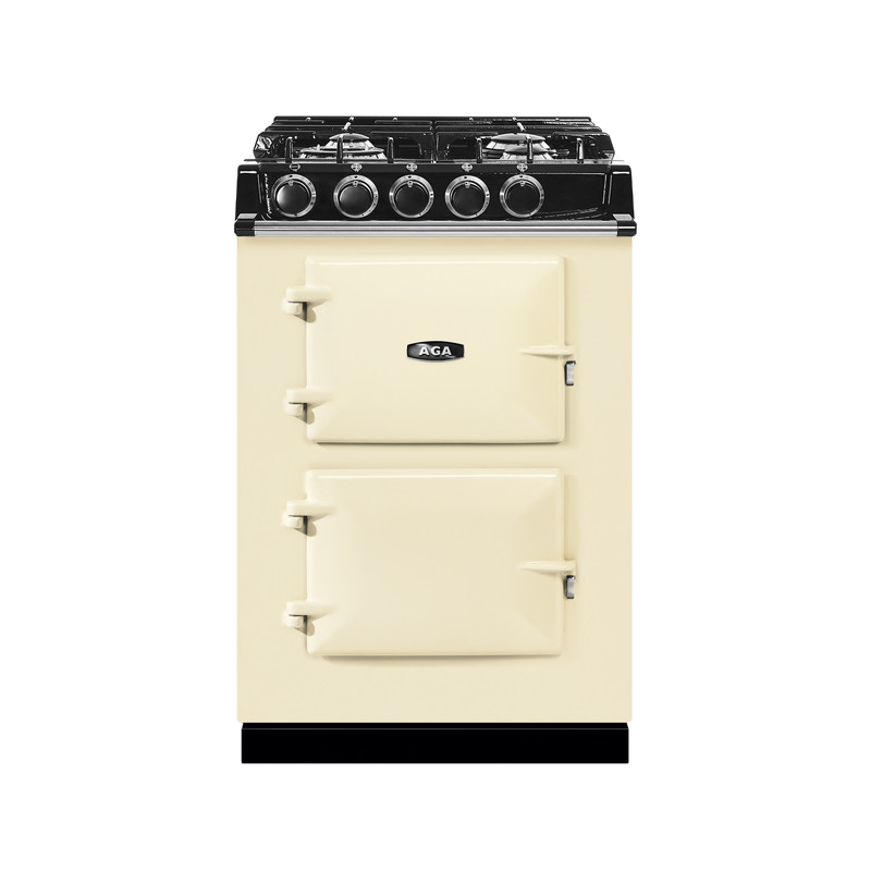 AGA Mini Cast Iron 60 Dual Fuel with Gas Hob